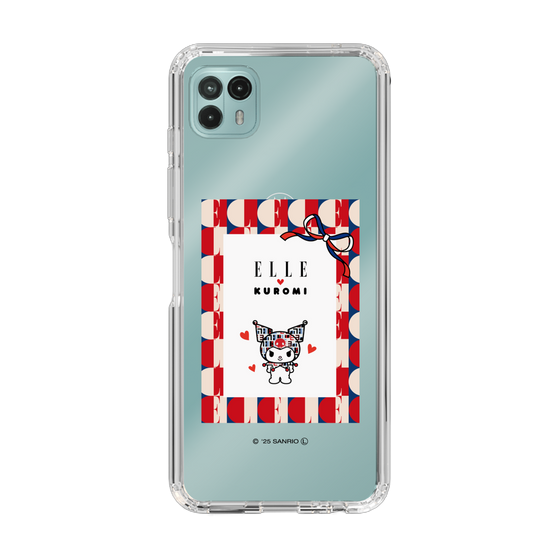 スリムプロテクションケース［ ELLE×マイメロディ＆クロミ - トリコロールカラーグラフィック4 ］