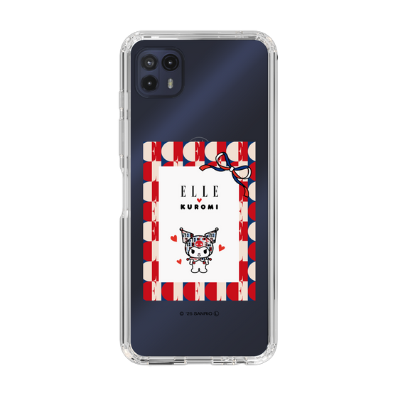スリムプロテクションケース［ ELLE×マイメロディ＆クロミ - トリコロールカラーグラフィック4 ］