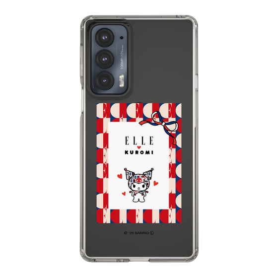 スリムプロテクションケース［ ELLE×マイメロディ＆クロミ - トリコロールカラーグラフィック4 ］