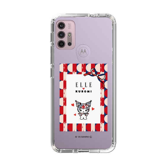 スリムプロテクションケース［ ELLE×マイメロディ＆クロミ - トリコロールカラーグラフィック4 ］