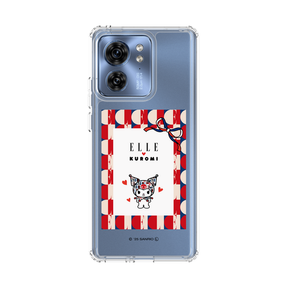 スリムプロテクションケース［ ELLE×マイメロディ＆クロミ - トリコロールカラーグラフィック4 ］