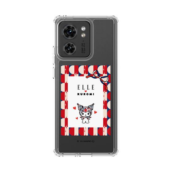 スリムプロテクションケース［ ELLE×マイメロディ＆クロミ - トリコロールカラーグラフィック4 ］