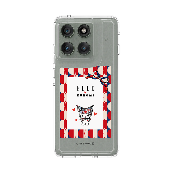 スリムプロテクションケース［ ELLE×マイメロディ＆クロミ - トリコロールカラーグラフィック4 ］