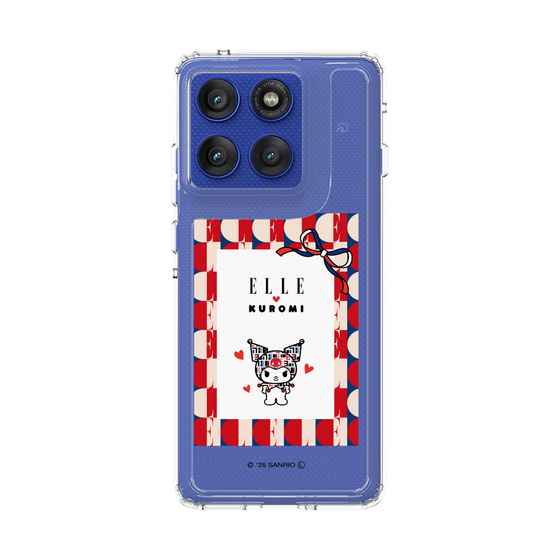 スリムプロテクションケース［ ELLE×マイメロディ＆クロミ - トリコロールカラーグラフィック4 ］