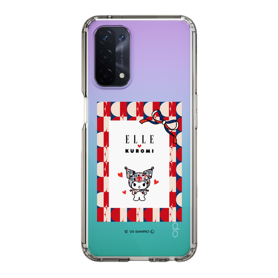 スリムプロテクションケース［ ELLE×マイメロディ＆クロミ - トリコロールカラーグラフィック4 ］