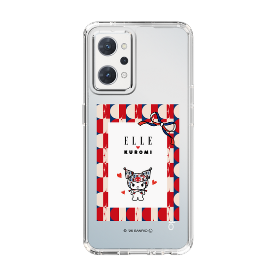スリムプロテクションケース［ ELLE×マイメロディ＆クロミ - トリコロールカラーグラフィック4 ］