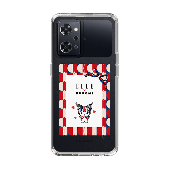 スリムプロテクションケース［ ELLE×マイメロディ＆クロミ - トリコロールカラーグラフィック4 ］