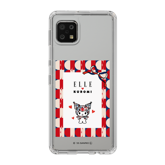 スリムプロテクションケース［ ELLE×マイメロディ＆クロミ - トリコロールカラーグラフィック4 ］