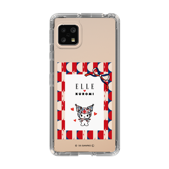 スリムプロテクションケース［ ELLE×マイメロディ＆クロミ - トリコロールカラーグラフィック4 ］