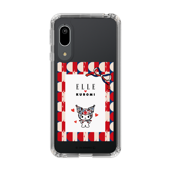 スリムプロテクションケース［ ELLE×マイメロディ＆クロミ - トリコロールカラーグラフィック4 ］