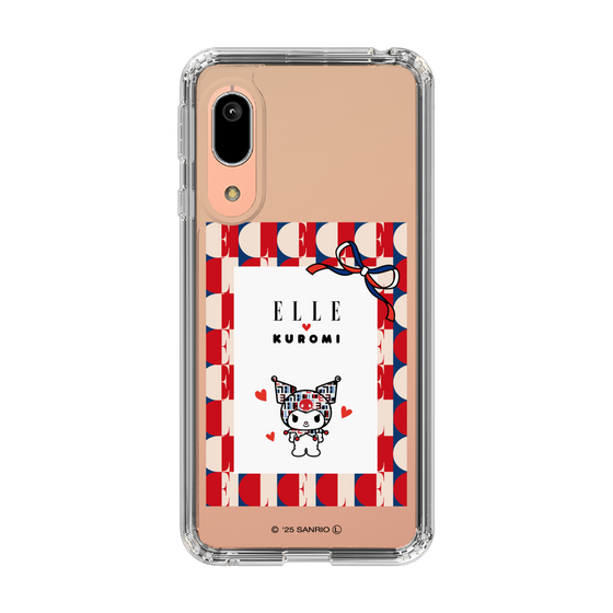 スリムプロテクションケース［ ELLE×マイメロディ＆クロミ - トリコロールカラーグラフィック4 ］