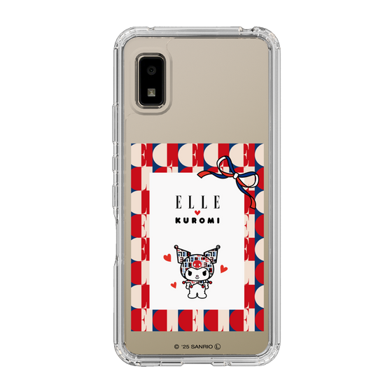 スリムプロテクションケース［ ELLE×マイメロディ＆クロミ - トリコロールカラーグラフィック4 ］