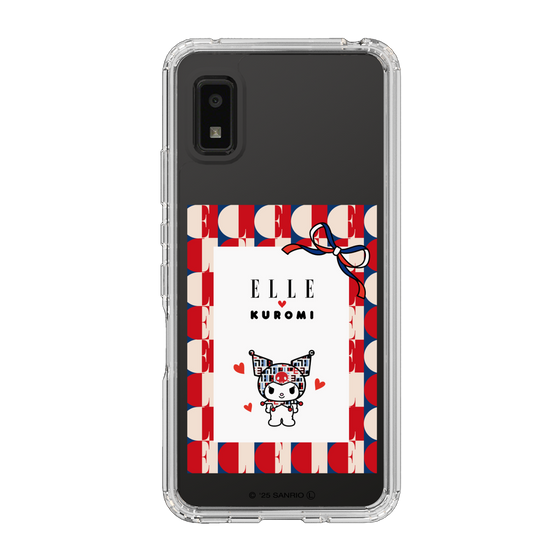 スリムプロテクションケース［ ELLE×マイメロディ＆クロミ - トリコロールカラーグラフィック4 ］
