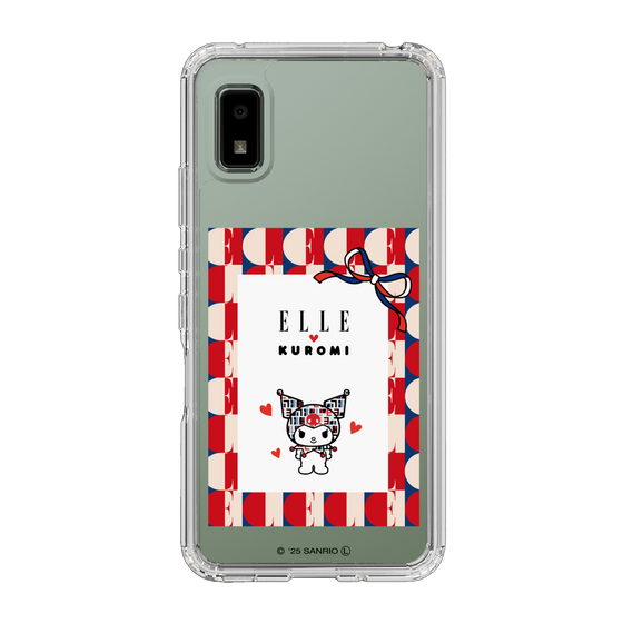 スリムプロテクションケース［ ELLE×マイメロディ＆クロミ - トリコロールカラーグラフィック4 ］