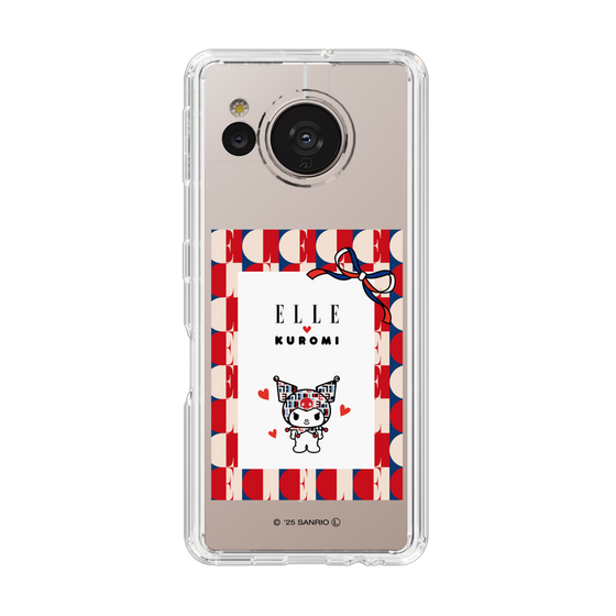 スリムプロテクションケース［ ELLE×マイメロディ＆クロミ - トリコロールカラーグラフィック4 ］