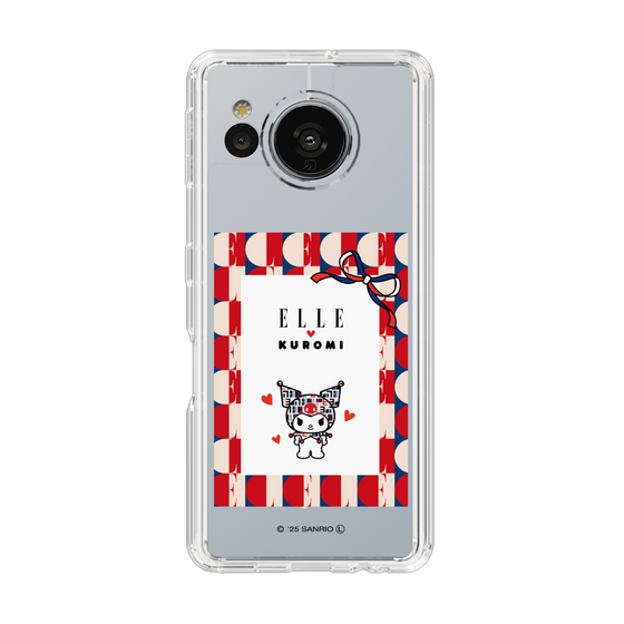 スリムプロテクションケース［ ELLE×マイメロディ＆クロミ - トリコロールカラーグラフィック4 ］