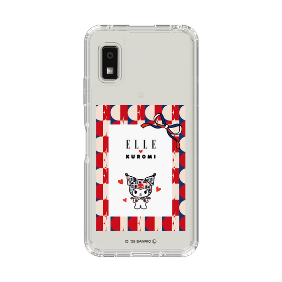 スリムプロテクションケース［ ELLE×マイメロディ＆クロミ - トリコロールカラーグラフィック4 ］