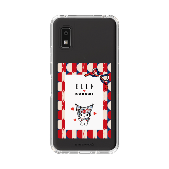 スリムプロテクションケース［ ELLE×マイメロディ＆クロミ - トリコロールカラーグラフィック4 ］