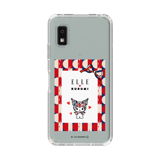 スリムプロテクションケース［ ELLE×マイメロディ＆クロミ - トリコロールカラーグラフィック4 ］