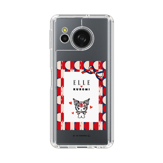 スリムプロテクションケース［ ELLE×マイメロディ＆クロミ - トリコロールカラーグラフィック4 ］