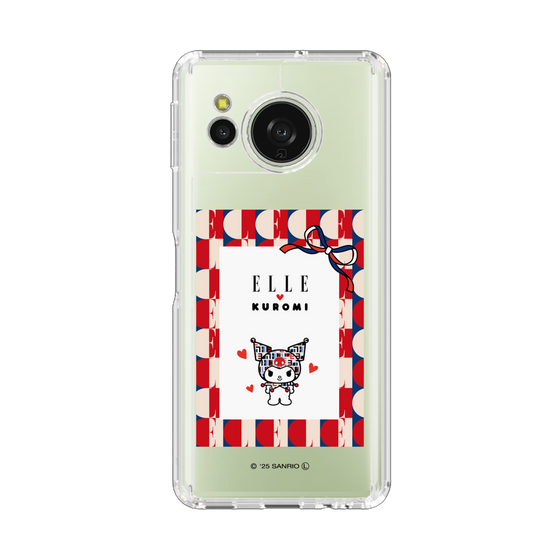 スリムプロテクションケース［ ELLE×マイメロディ＆クロミ - トリコロールカラーグラフィック4 ］