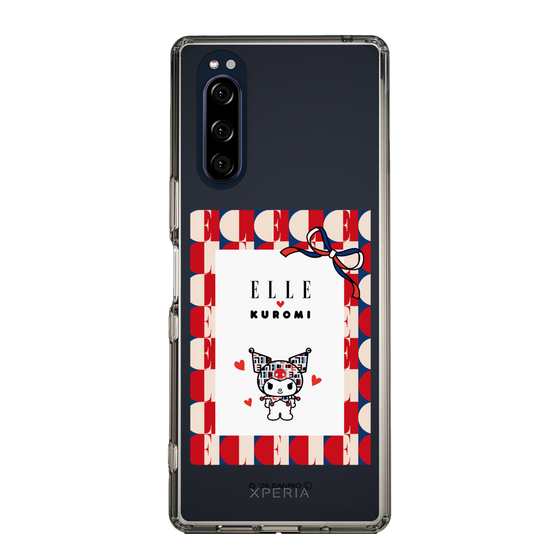 スリムプロテクションケース［ ELLE×マイメロディ＆クロミ - トリコロールカラーグラフィック4 ］
