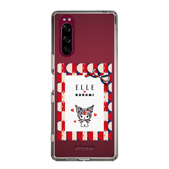 スリムプロテクションケース［ ELLE×マイメロディ＆クロミ - トリコロールカラーグラフィック4 ］