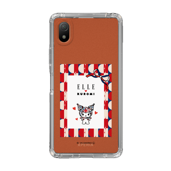 スリムプロテクションケース［ ELLE×マイメロディ＆クロミ - トリコロールカラーグラフィック4 ］
