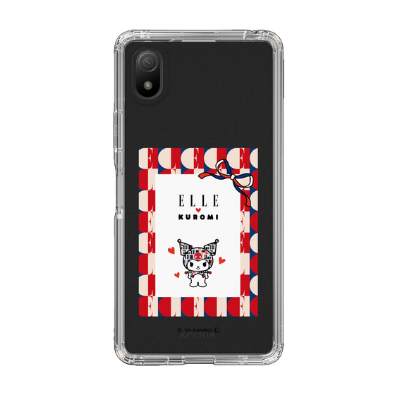 スリムプロテクションケース［ ELLE×マイメロディ＆クロミ - トリコロールカラーグラフィック4 ］