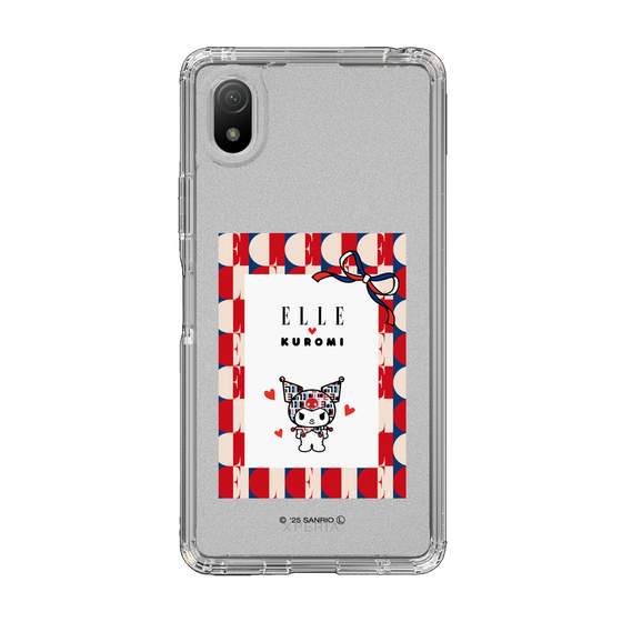 スリムプロテクションケース［ ELLE×マイメロディ＆クロミ - トリコロールカラーグラフィック4 ］