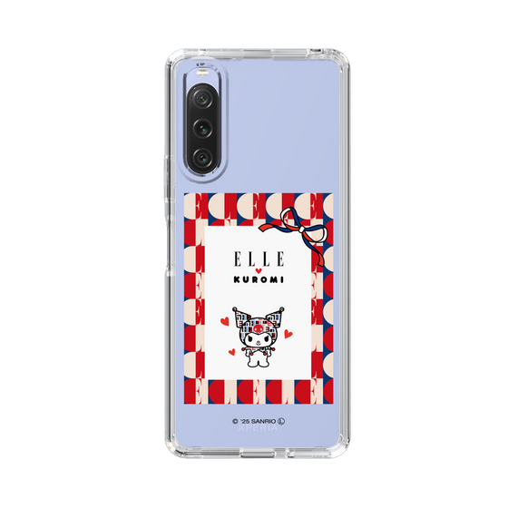 スリムプロテクションケース［ ELLE×マイメロディ＆クロミ - トリコロールカラーグラフィック4 ］