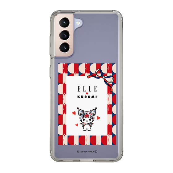 スリムプロテクションケース［ ELLE×マイメロディ＆クロミ - トリコロールカラーグラフィック4 ］