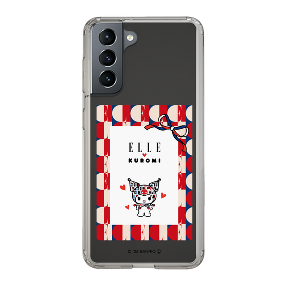 スリムプロテクションケース［ ELLE×マイメロディ＆クロミ - トリコロールカラーグラフィック4 ］