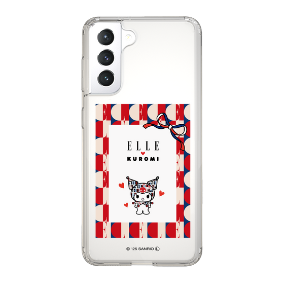 スリムプロテクションケース［ ELLE×マイメロディ＆クロミ - トリコロールカラーグラフィック4 ］