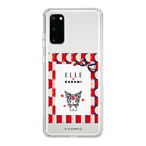 スリムプロテクションケース［ ELLE×マイメロディ＆クロミ - トリコロールカラーグラフィック4 ］
