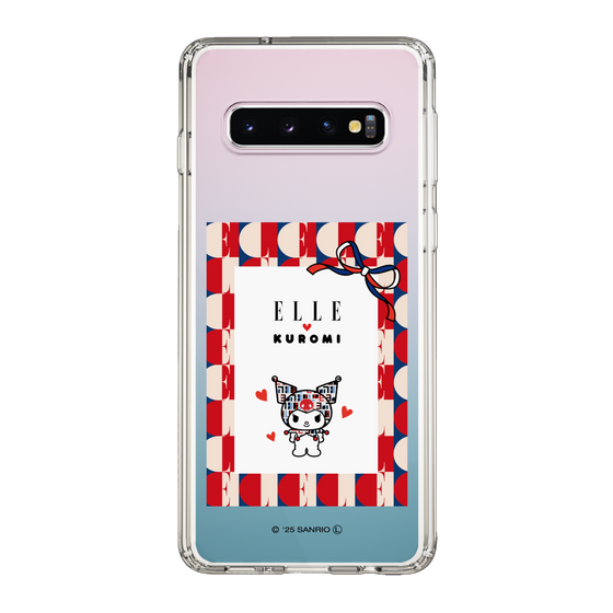 スリムプロテクションケース［ ELLE×マイメロディ＆クロミ - トリコロールカラーグラフィック4 ］