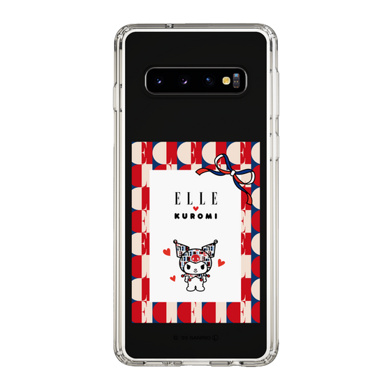 スリムプロテクションケース［ ELLE×マイメロディ＆クロミ - トリコロールカラーグラフィック4 ］