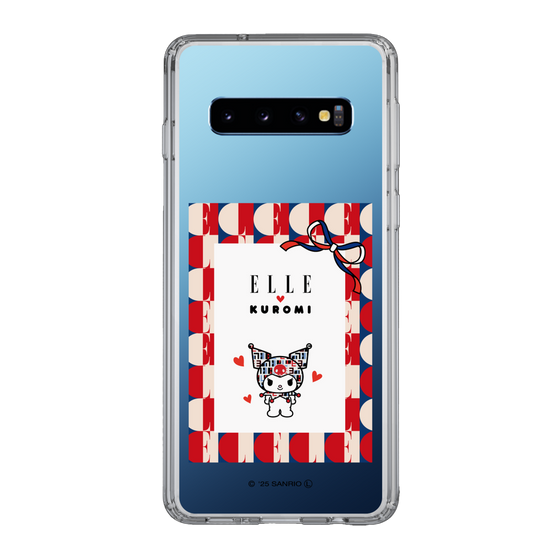 スリムプロテクションケース［ ELLE×マイメロディ＆クロミ - トリコロールカラーグラフィック4 ］