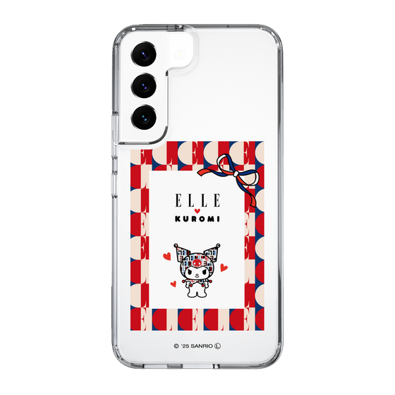 スリムプロテクションケース［ ELLE×マイメロディ＆クロミ - トリコロールカラーグラフィック4 ］