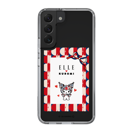 スリムプロテクションケース［ ELLE×マイメロディ＆クロミ - トリコロールカラーグラフィック4 ］