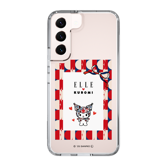 スリムプロテクションケース［ ELLE×マイメロディ＆クロミ - トリコロールカラーグラフィック4 ］