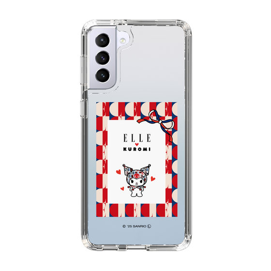 スリムプロテクションケース［ ELLE×マイメロディ＆クロミ - トリコロールカラーグラフィック4 ］