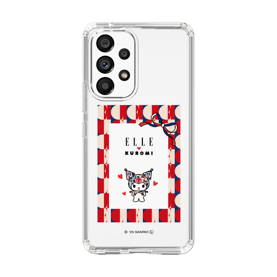 スリムプロテクションケース［ ELLE×マイメロディ＆クロミ - トリコロールカラーグラフィック4 ］