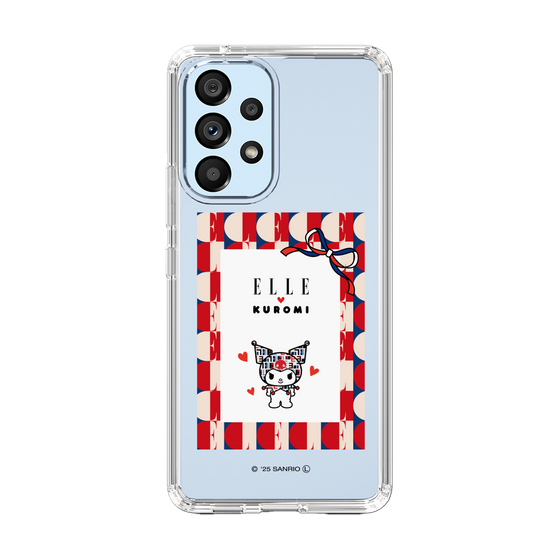 スリムプロテクションケース［ ELLE×マイメロディ＆クロミ - トリコロールカラーグラフィック4 ］