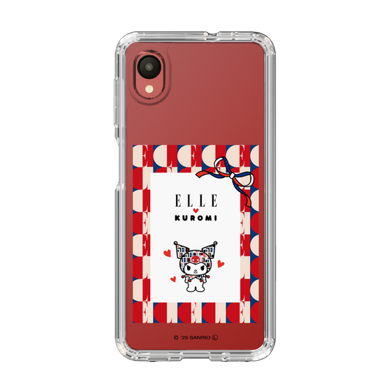 スリムプロテクションケース［ ELLE×マイメロディ＆クロミ - トリコロールカラーグラフィック4 ］