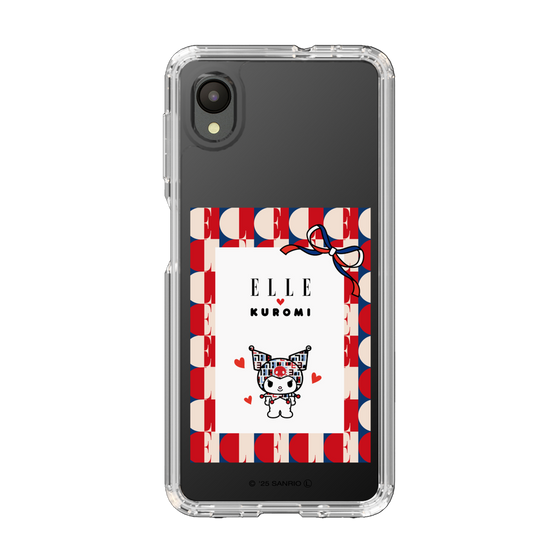 スリムプロテクションケース［ ELLE×マイメロディ＆クロミ - トリコロールカラーグラフィック4 ］