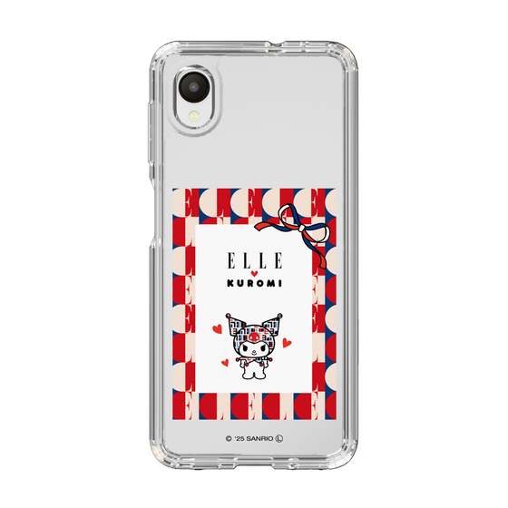 スリムプロテクションケース［ ELLE×マイメロディ＆クロミ - トリコロールカラーグラフィック4 ］