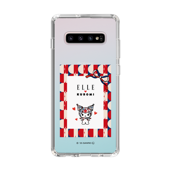 スリムプロテクションケース［ ELLE×マイメロディ＆クロミ - トリコロールカラーグラフィック4 ］
