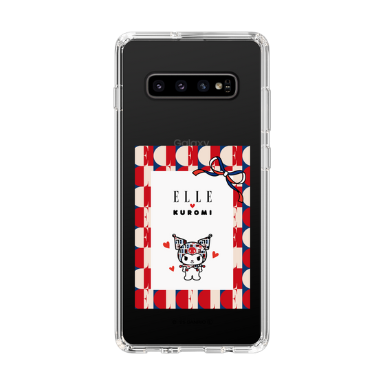 スリムプロテクションケース［ ELLE×マイメロディ＆クロミ - トリコロールカラーグラフィック4 ］