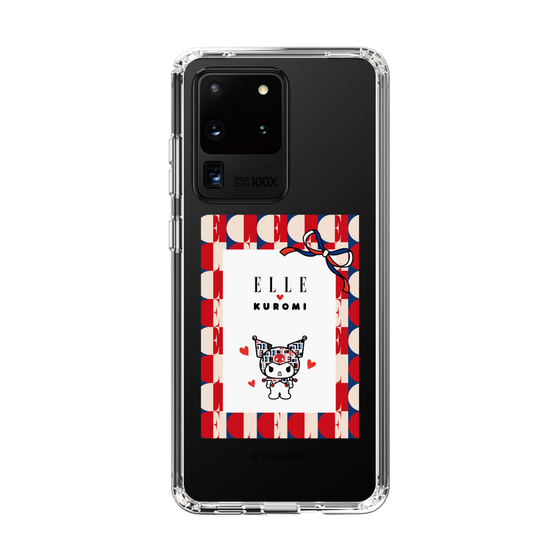 スリムプロテクションケース［ ELLE×マイメロディ＆クロミ - トリコロールカラーグラフィック4 ］
